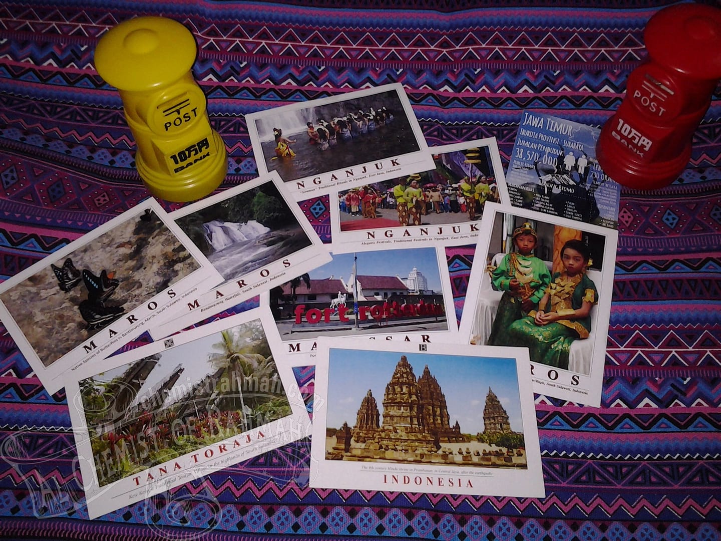 Postcards of Indonesia