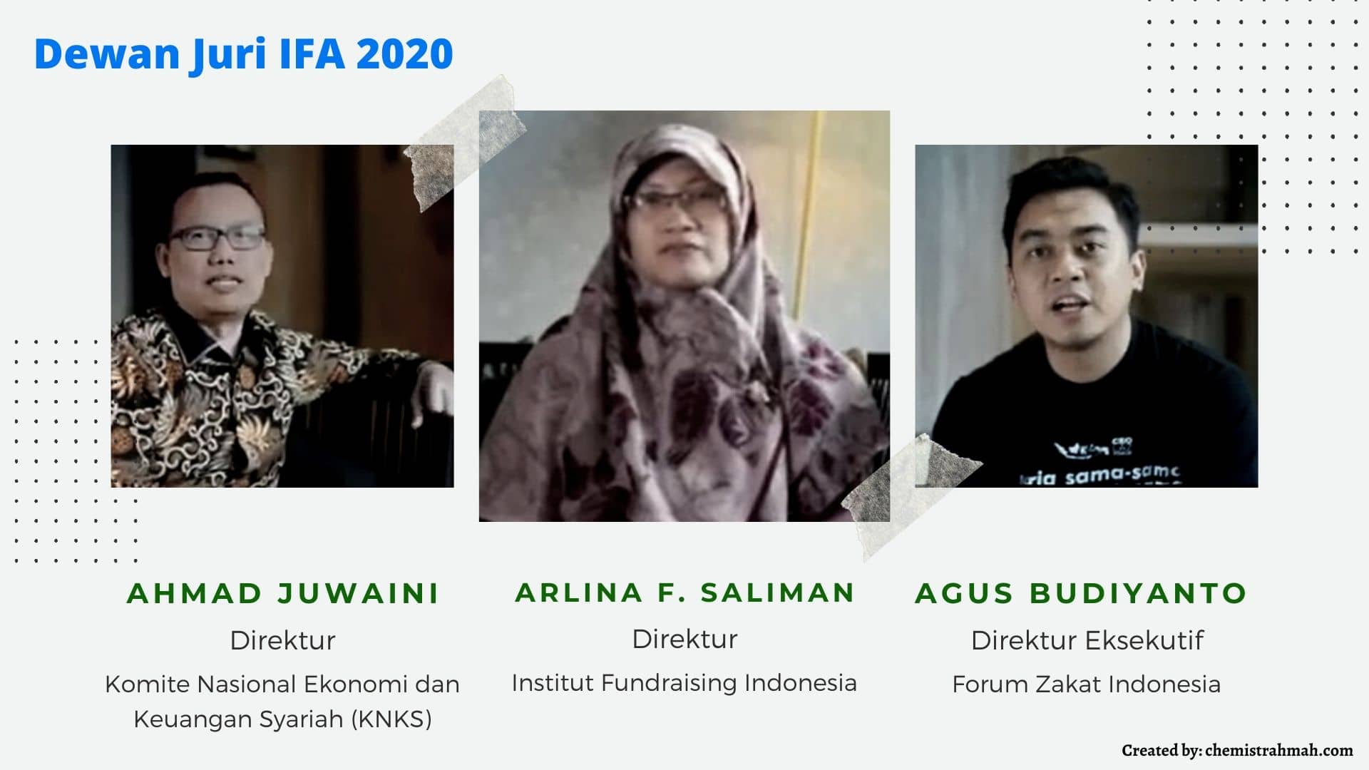 dewan juri indonesia fundraising award 2020 yang telah bekerja keras dalam menilai nominasi dan menentukan pemenang