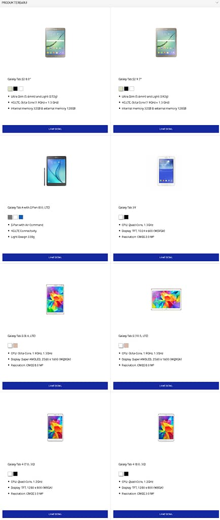Produk Terbaru Samsung Galaxy Tab