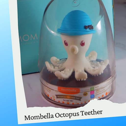 review teether mombella bentuk octopus