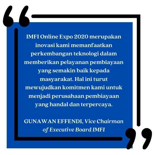 gunawan effendi imfi online expo 2020