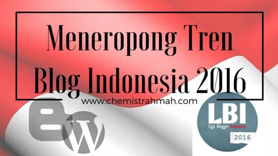 Meneropong Tren Blog Indonesia 2016