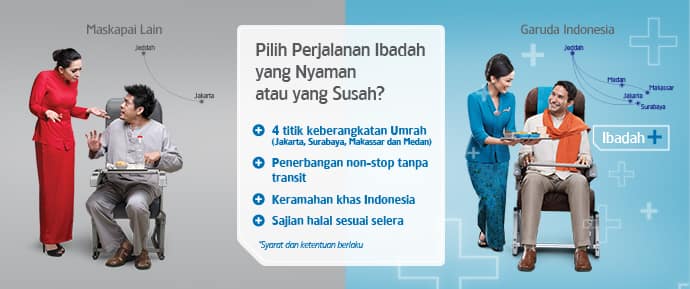 Ibadah Umrah Nyaman dengan Garuda Indonesia, Mau?