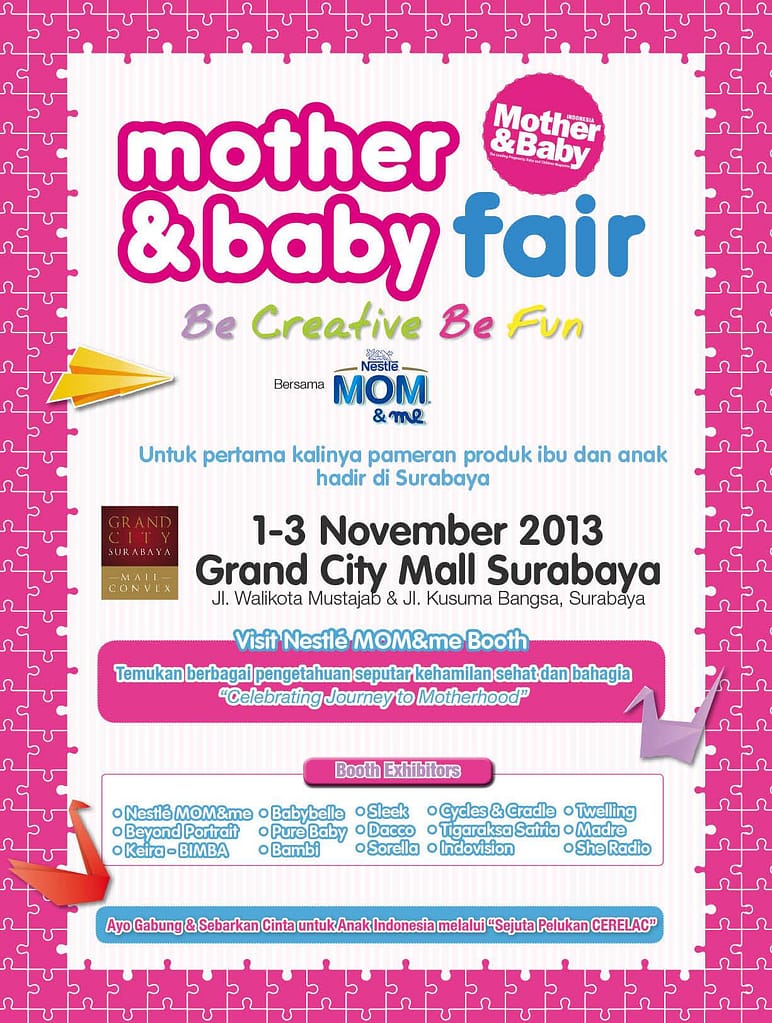 Mother & Baby Fair 2013 Pertama Kali Hadir di Surabaya